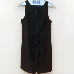 Trina Turk Black Sleeveless Mini Shift Dress